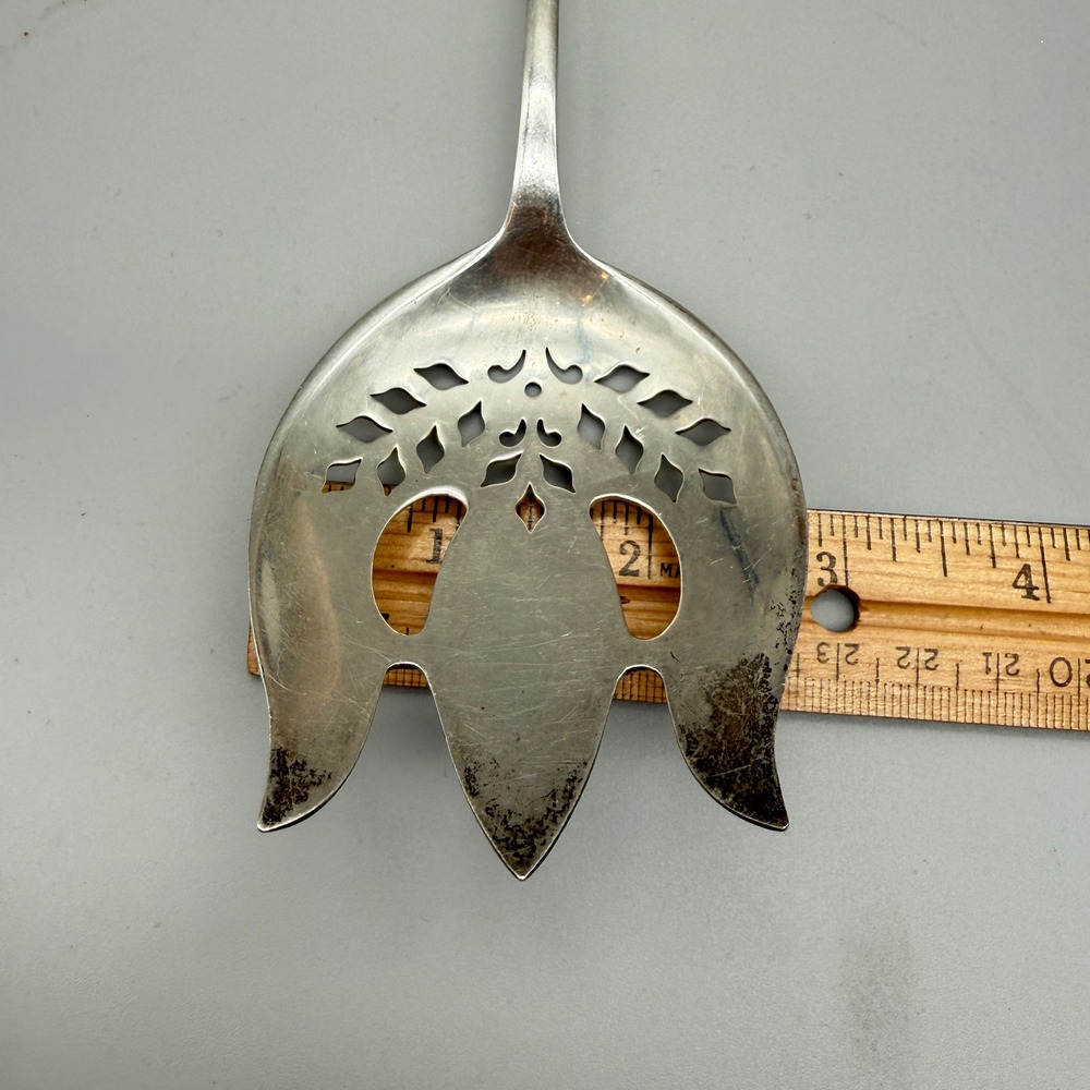 Antique 1900 Apollo Alvin Majestic Sterling Silver Pierced Tomato Server 70g - Picture 6 of 9